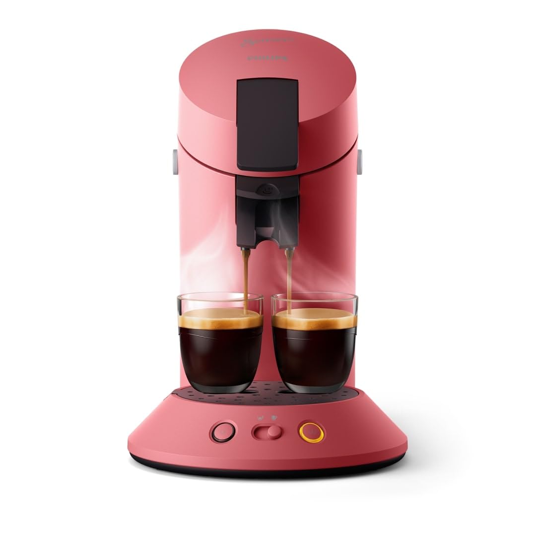 SENSEO Original Plus Cafetière à Dosettes Rouge Tendre (CSA210/35)