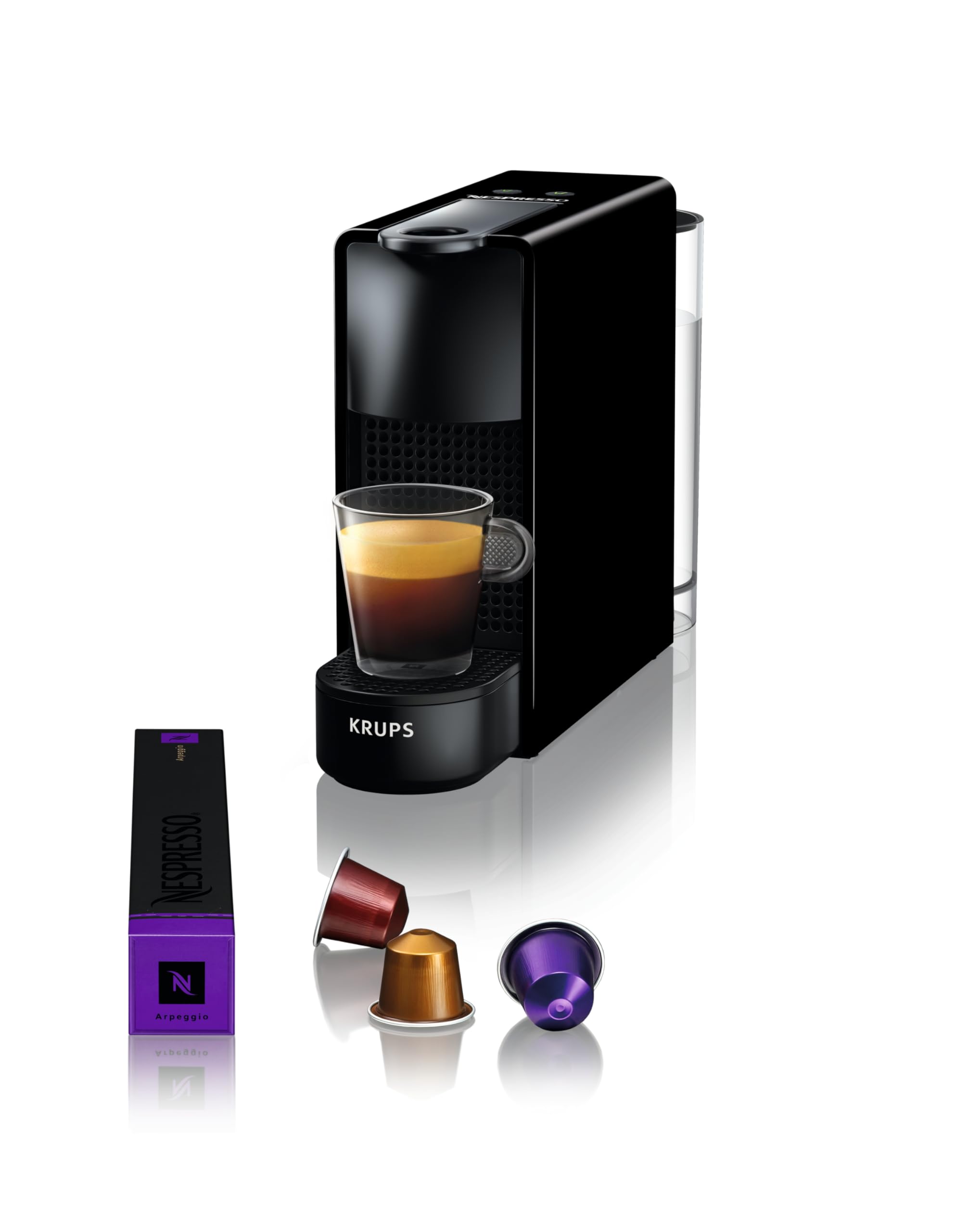 Essenza Mini Cafetière à Capsules Noire – Ultra-Compacte & Légère