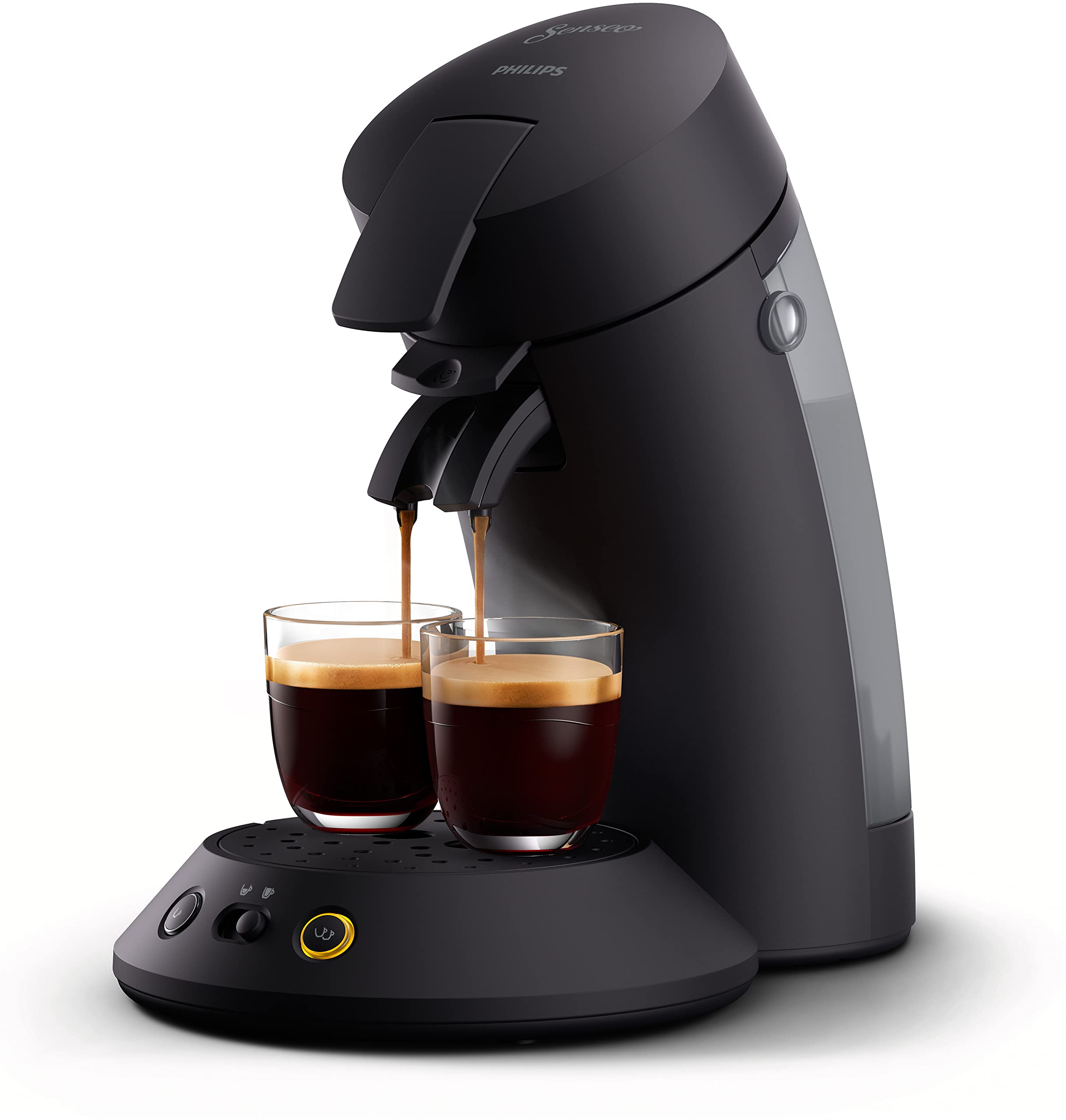 Cafetière à Dosettes SENSEO Noire – 1 ou 2 Tasses (CSA210/22)